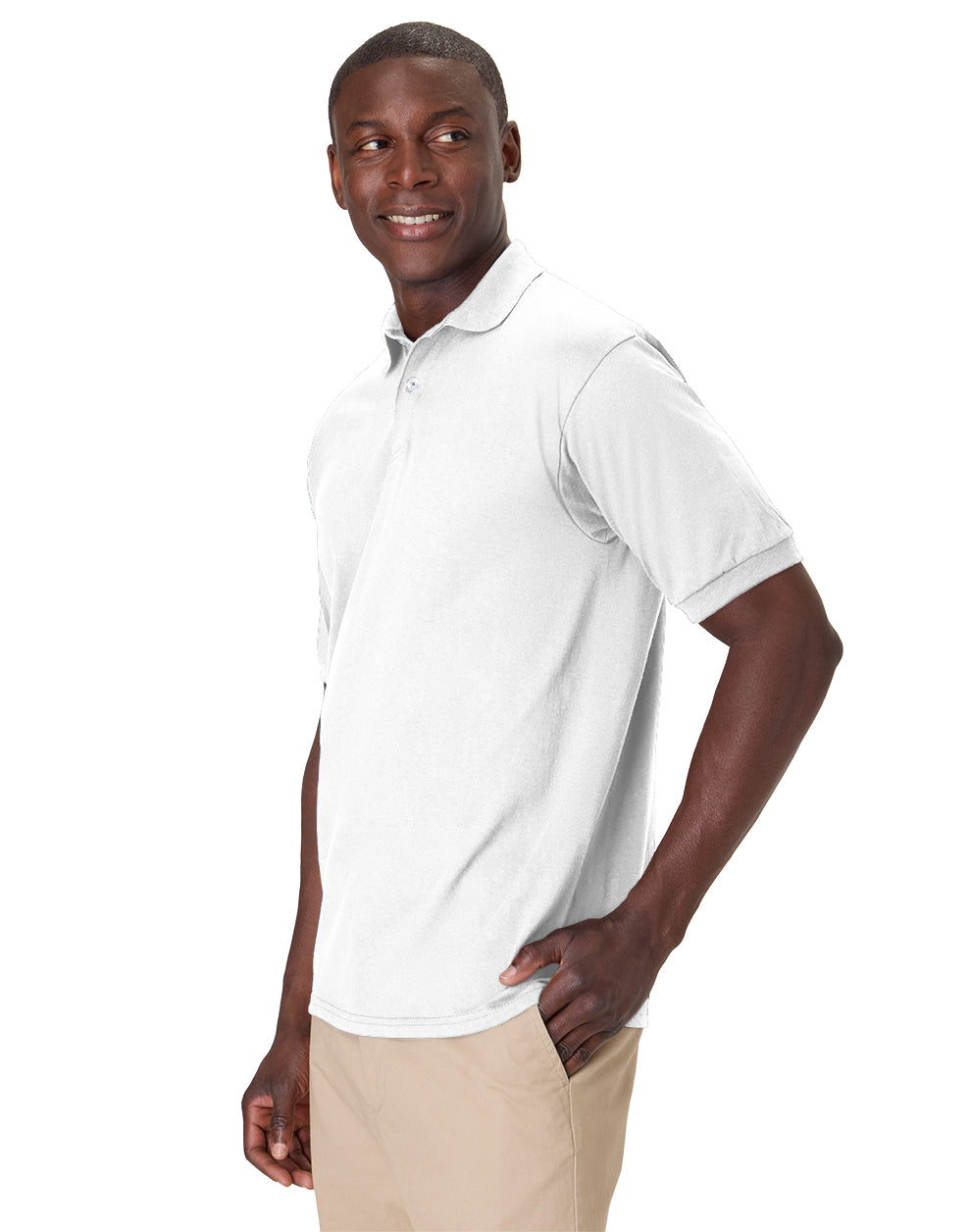 Hanes EcoSmart® Jersey Polo Shirt - 054X