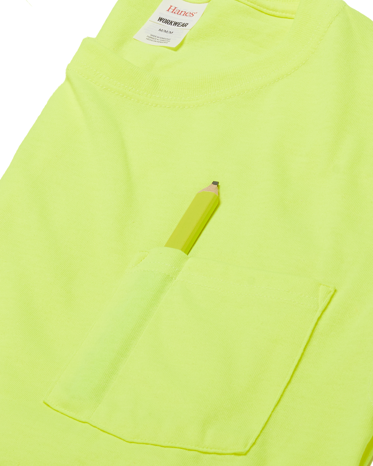 Hanes Workwear Long-Sleeve Pocket T-Shirt - W120