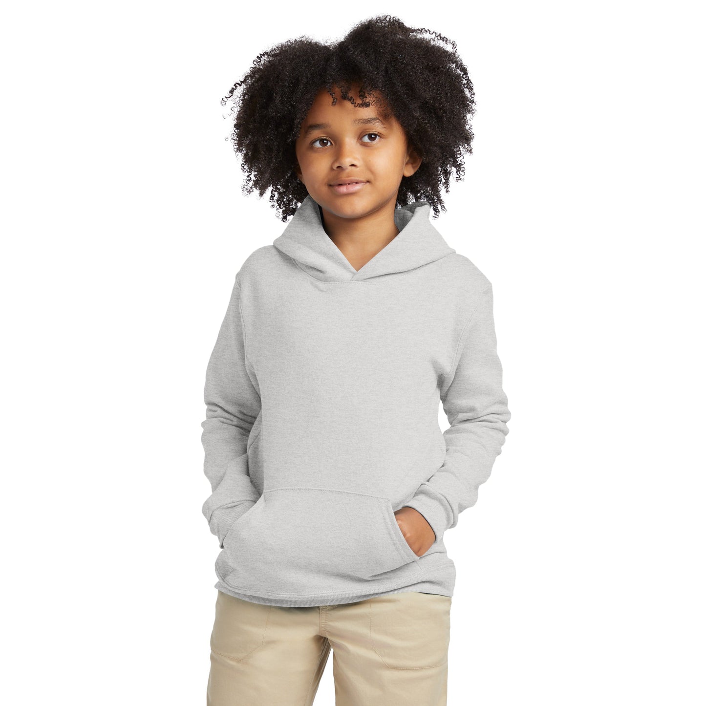 Hanes Youth EcoSmart Fleece Pullover Hoodie - P473