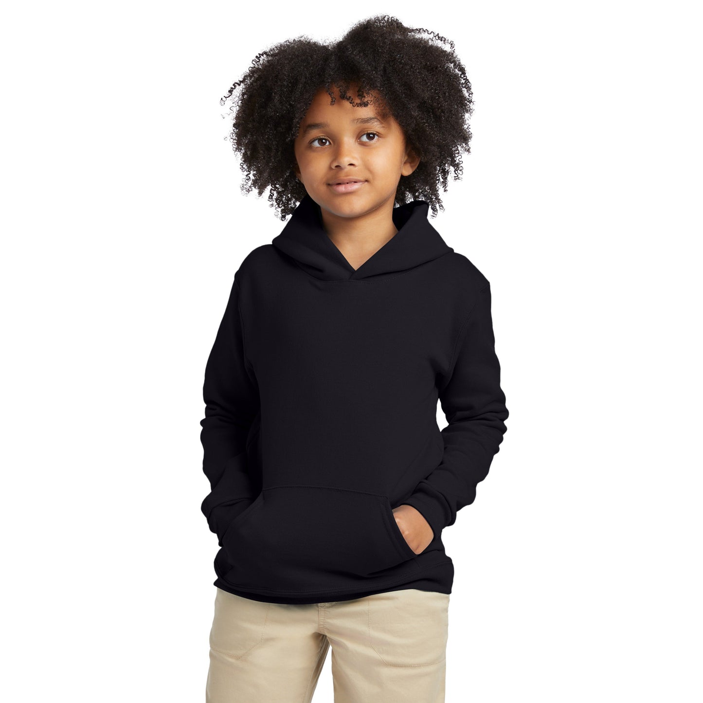 Hanes Youth EcoSmart Fleece Pullover Hoodie - P473
