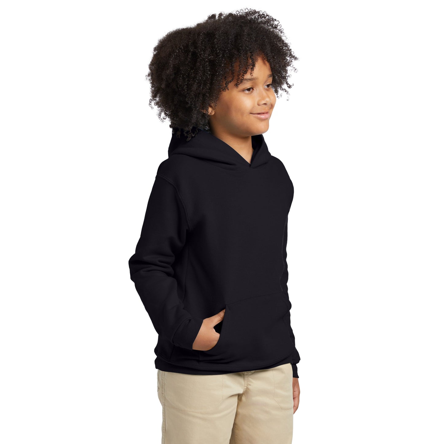 Hanes Youth EcoSmart Fleece Pullover Hoodie - P473