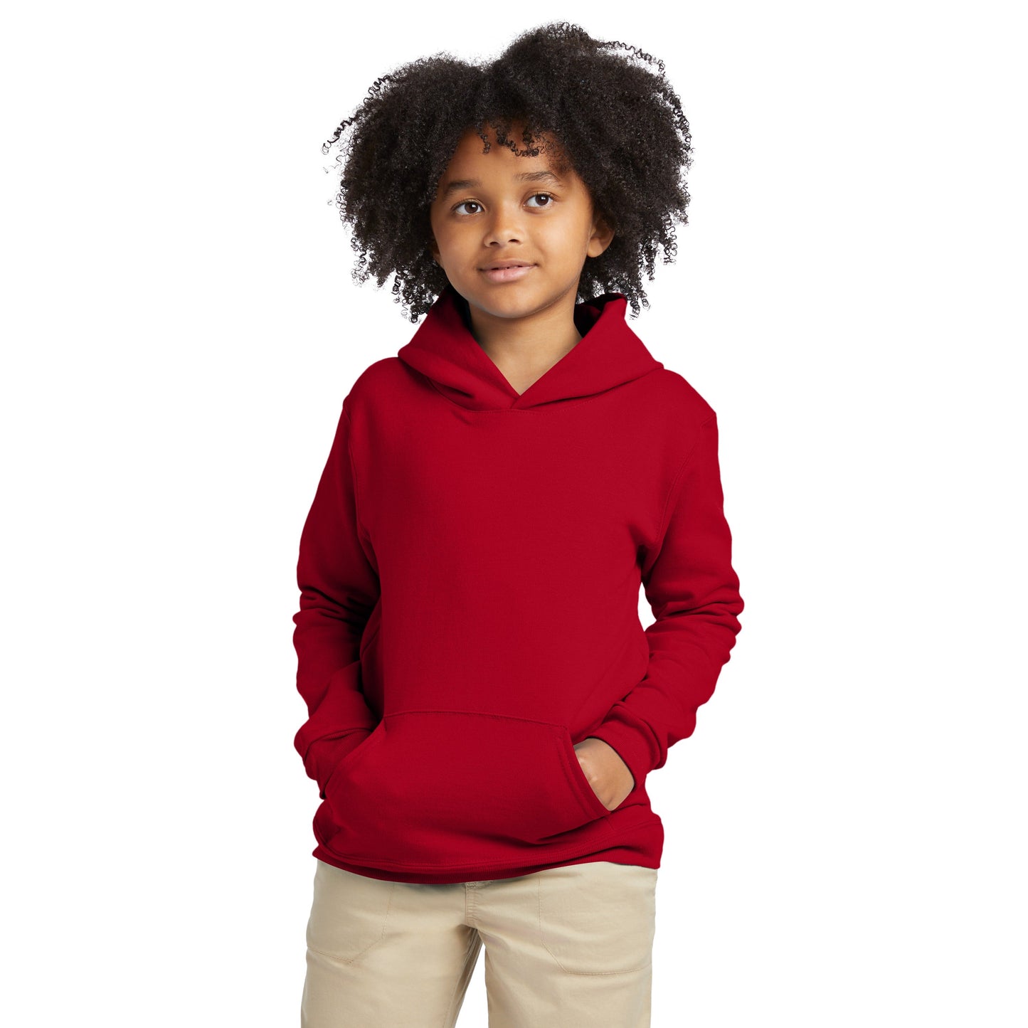 Hanes Youth EcoSmart Fleece Pullover Hoodie - P473