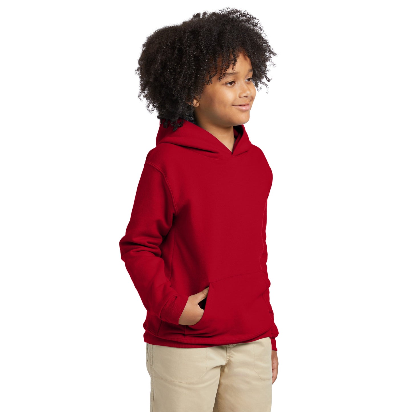 Hanes Youth EcoSmart Fleece Pullover Hoodie - P473