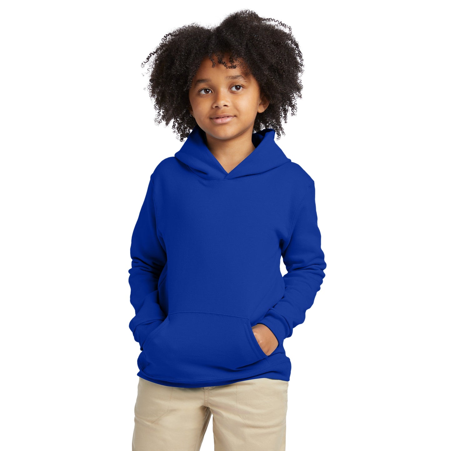 Hanes Youth EcoSmart Fleece Pullover Hoodie - P473