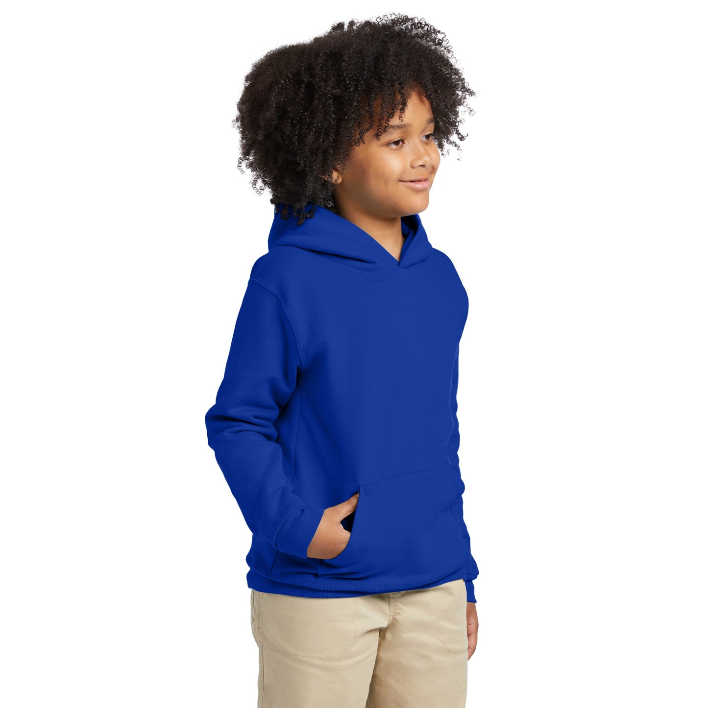 Hanes Youth EcoSmart Fleece Pullover Hoodie - P473