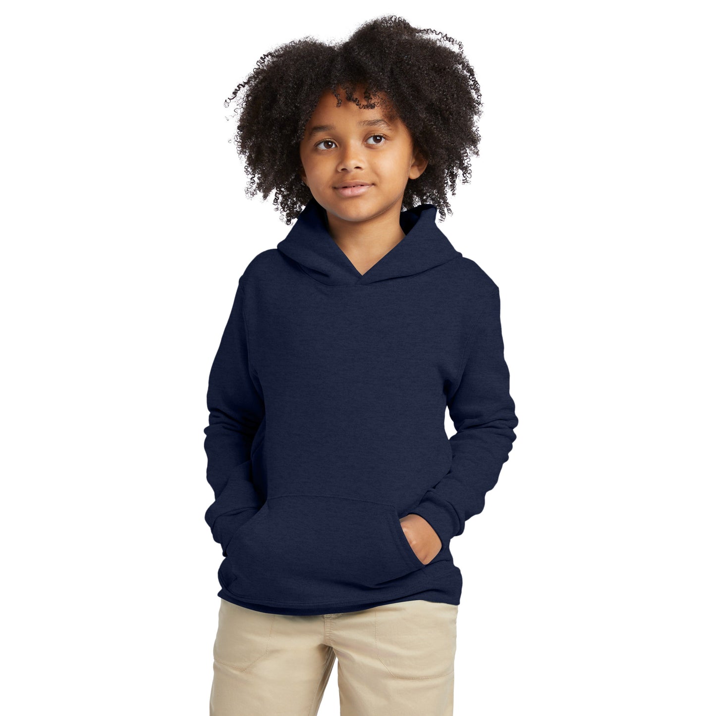 Hanes Youth EcoSmart Fleece Pullover Hoodie - P473