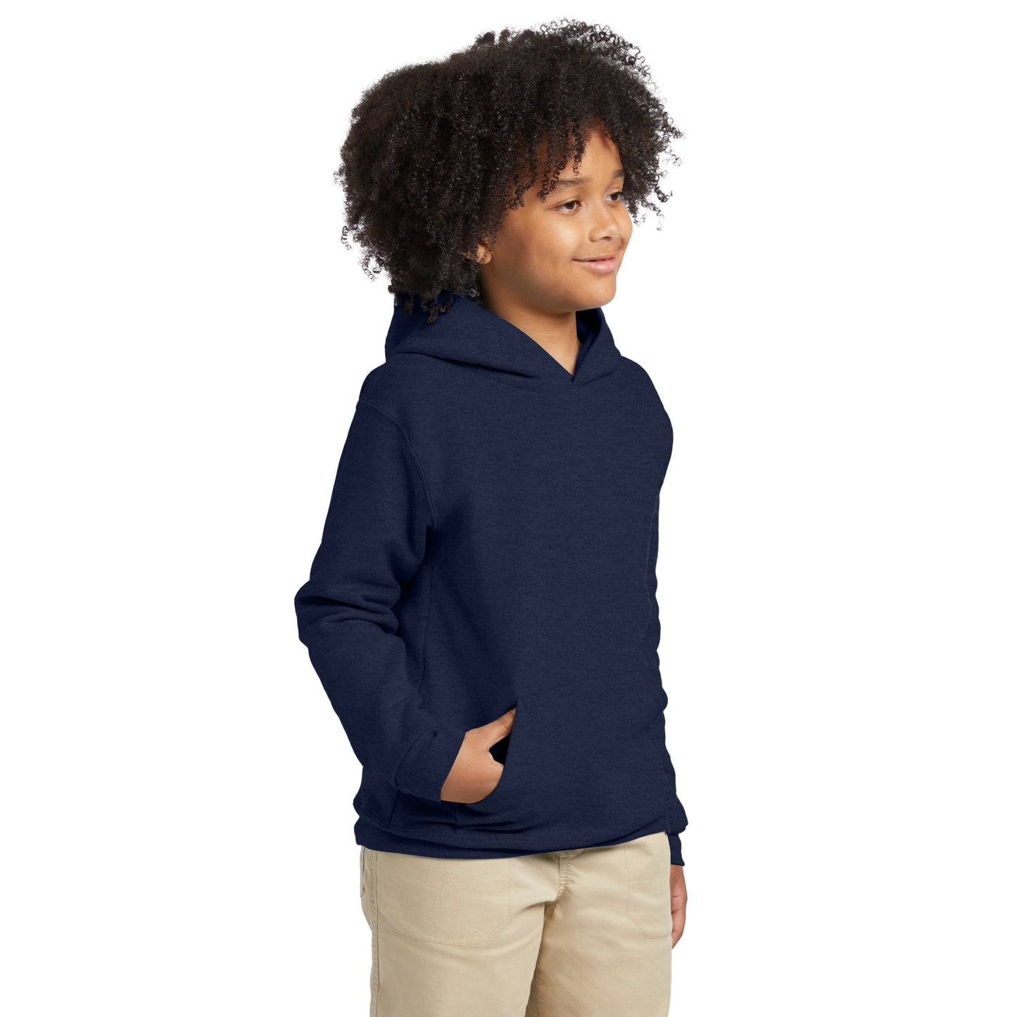 Hanes Youth EcoSmart Fleece Pullover Hoodie - P473
