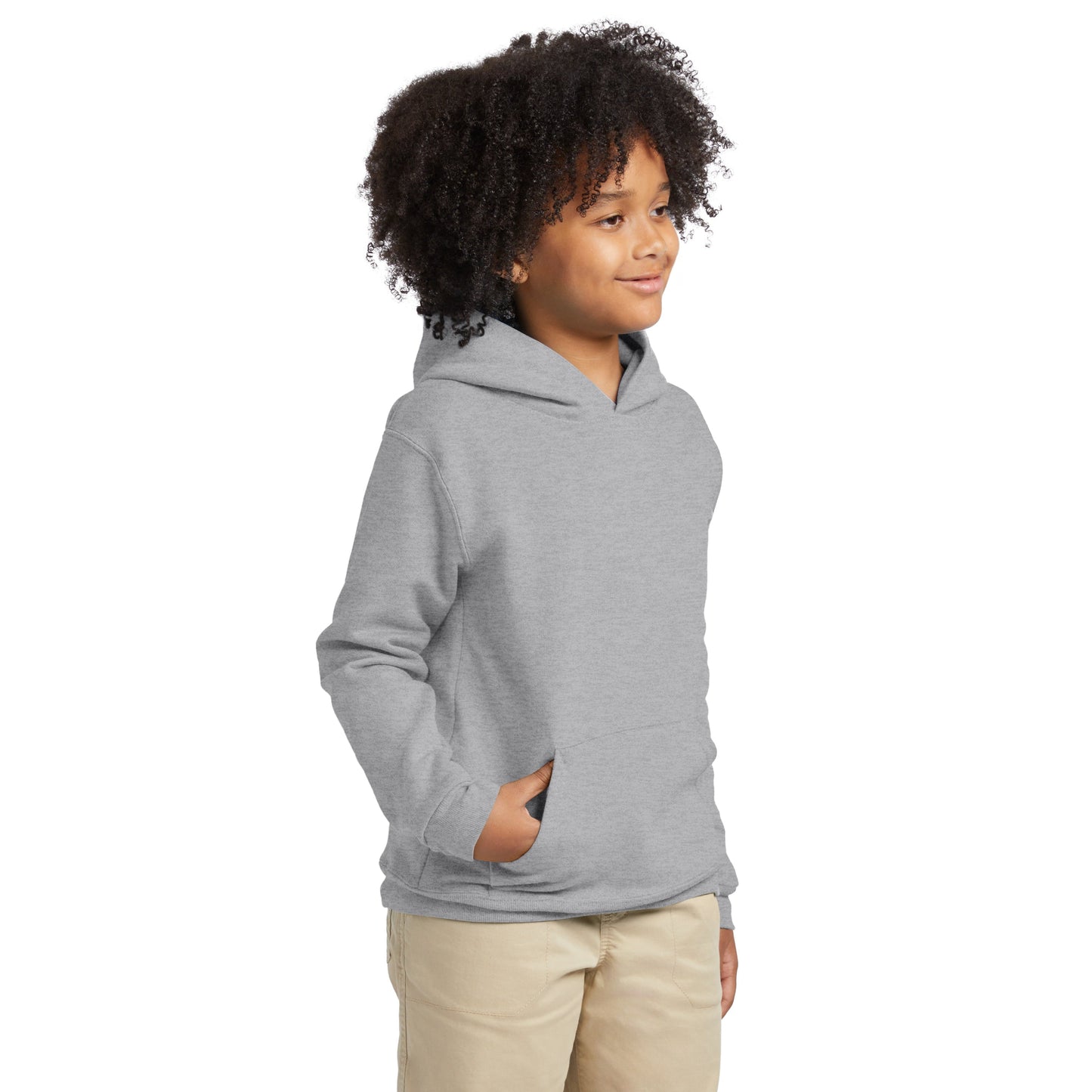Hanes Youth EcoSmart Fleece Pullover Hoodie - P473