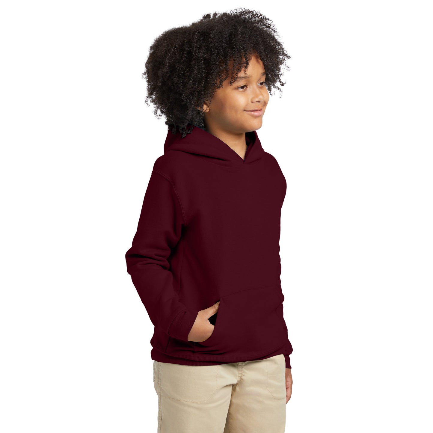 Hanes Youth EcoSmart Fleece Pullover Hoodie - P473