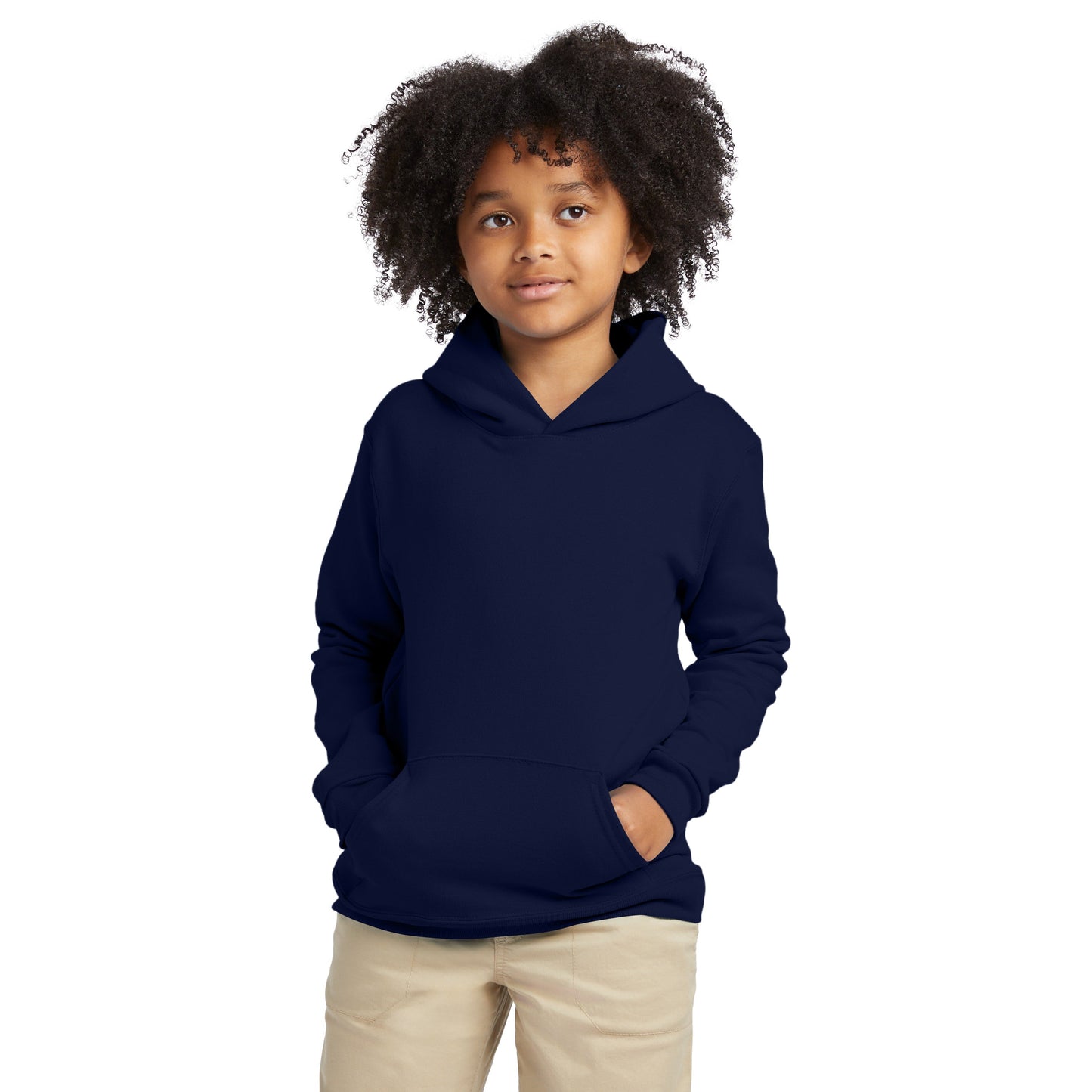 Hanes Youth EcoSmart Fleece Pullover Hoodie - P473