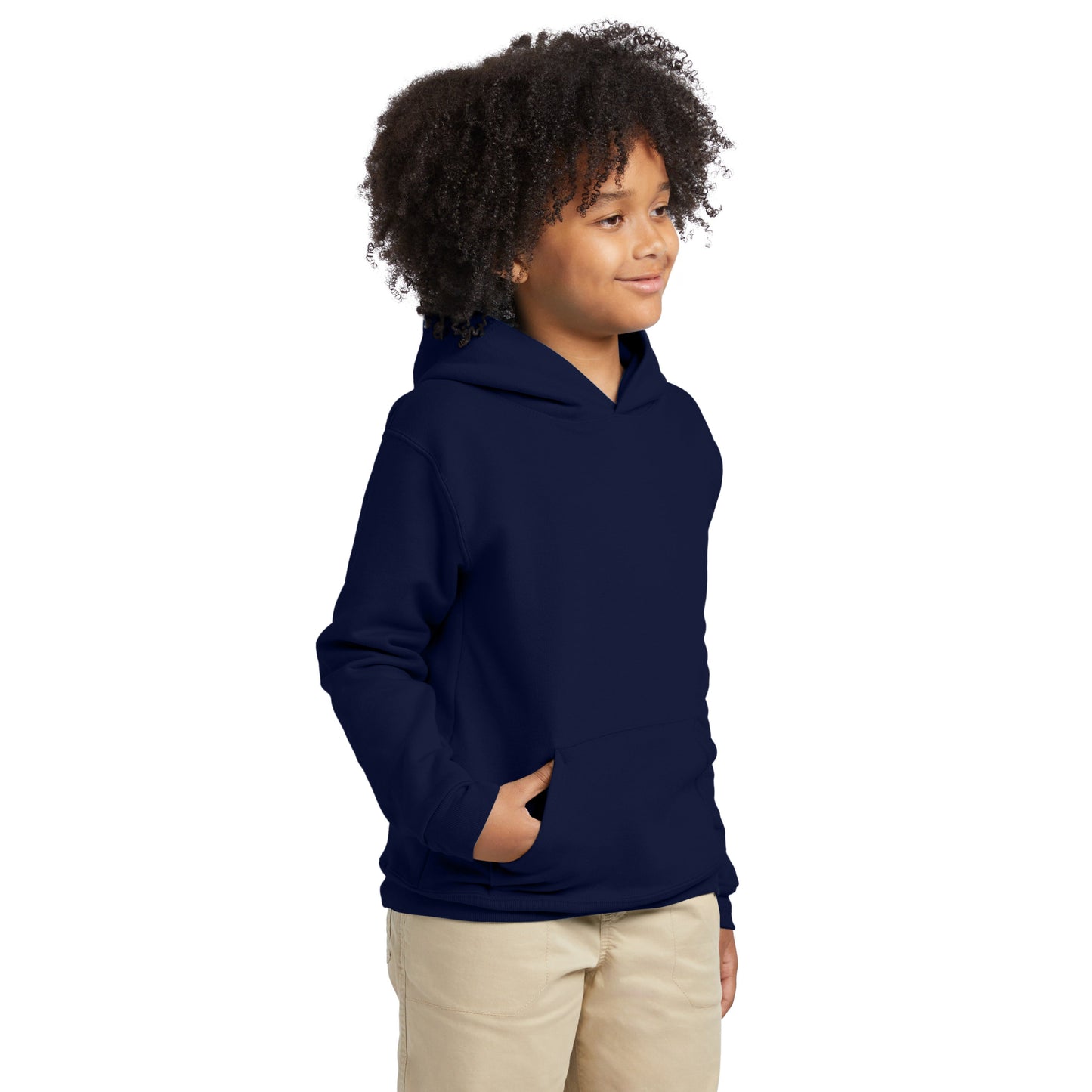 Hanes Youth EcoSmart Fleece Pullover Hoodie - P473