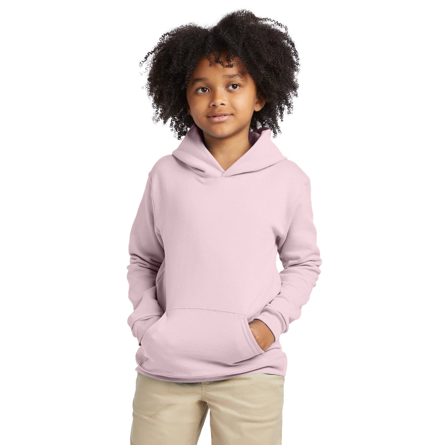 Hanes Youth EcoSmart Fleece Pullover Hoodie - P473