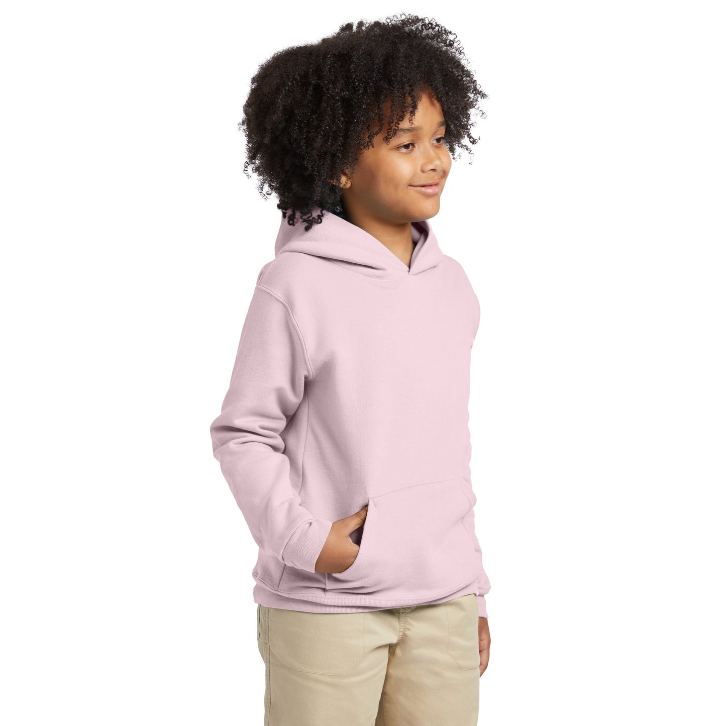 Hanes Youth EcoSmart Fleece Pullover Hoodie - P473