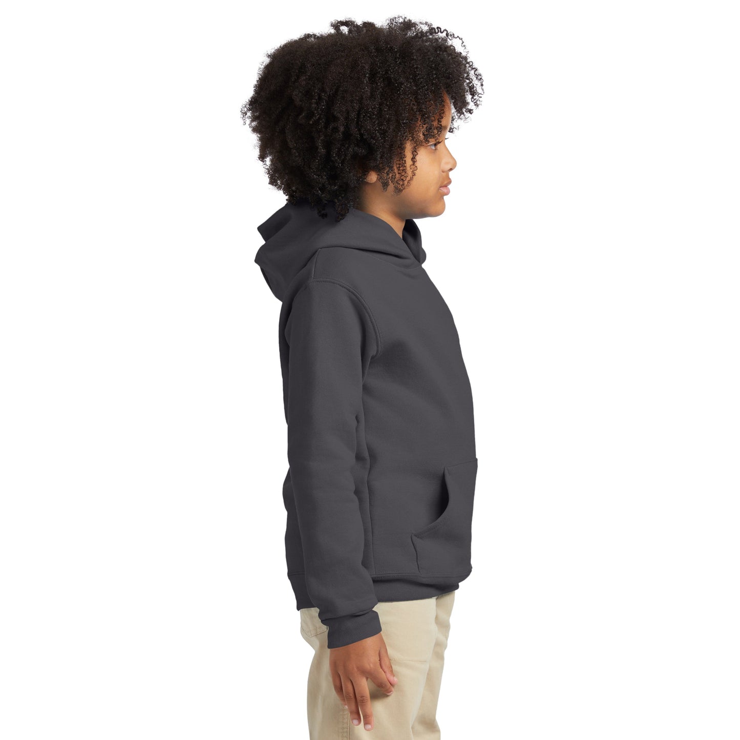 Hanes Youth EcoSmart Fleece Pullover Hoodie - P473