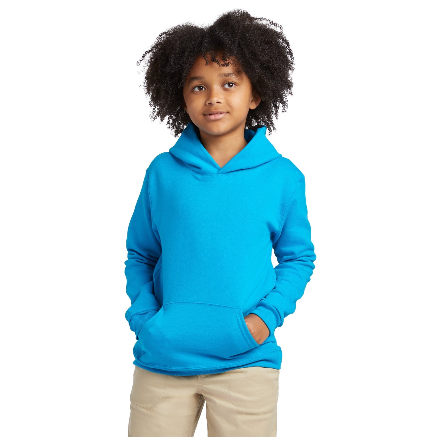 Hanes Youth EcoSmart Fleece Pullover Hoodie - P473