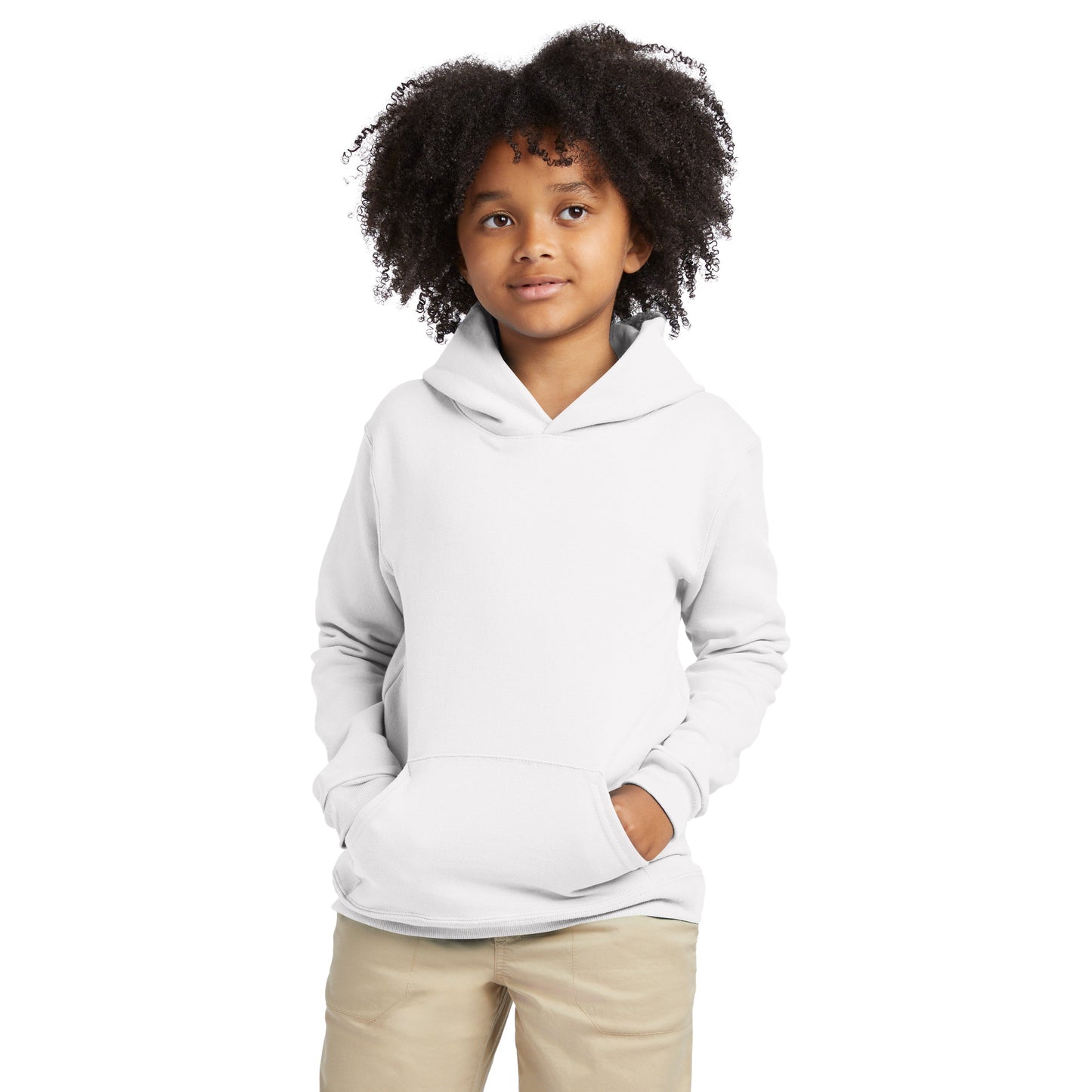 Hanes Youth EcoSmart Fleece Pullover Hoodie - P473