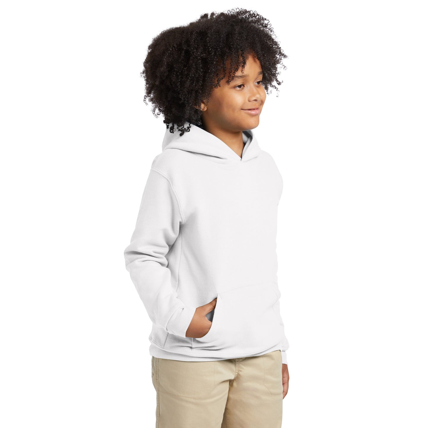 Hanes Youth EcoSmart Fleece Pullover Hoodie - P473