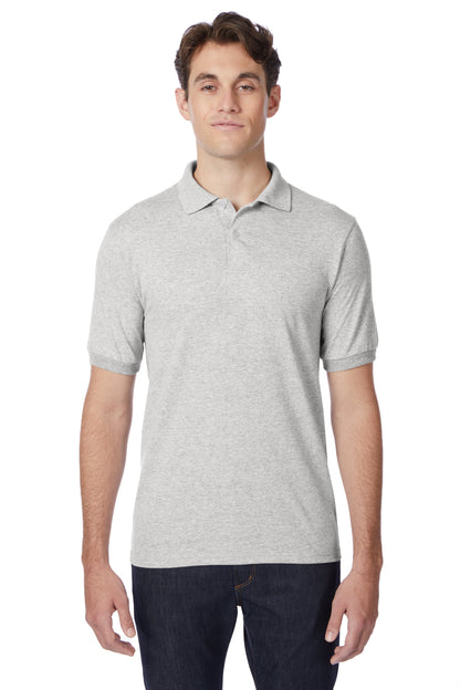 Hanes EcoSmart® Jersey Polo Shirt - 054X