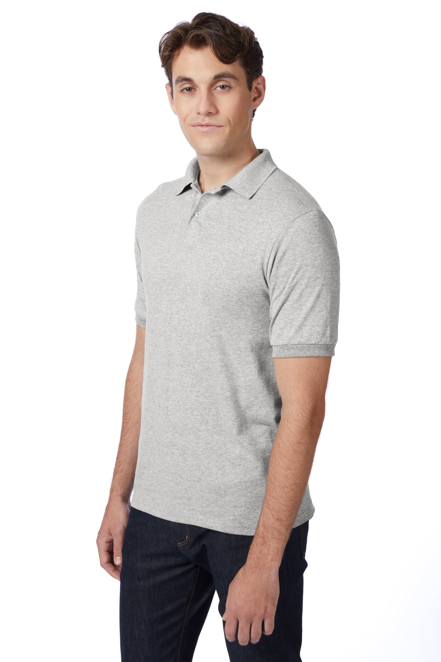 Hanes EcoSmart® Jersey Polo Shirt - 054X