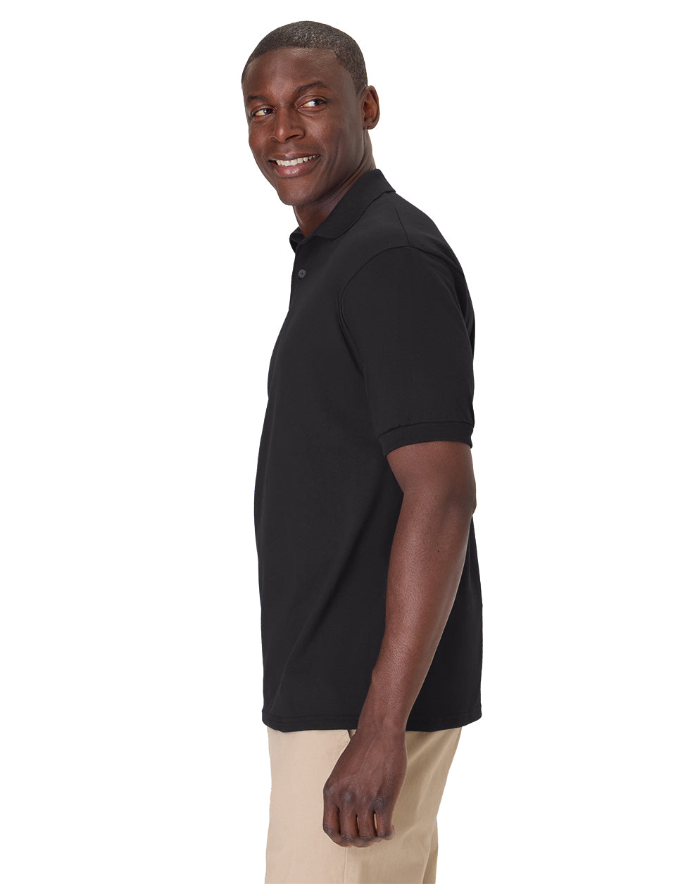 Hanes EcoSmart® Jersey Polo Shirt - 054X