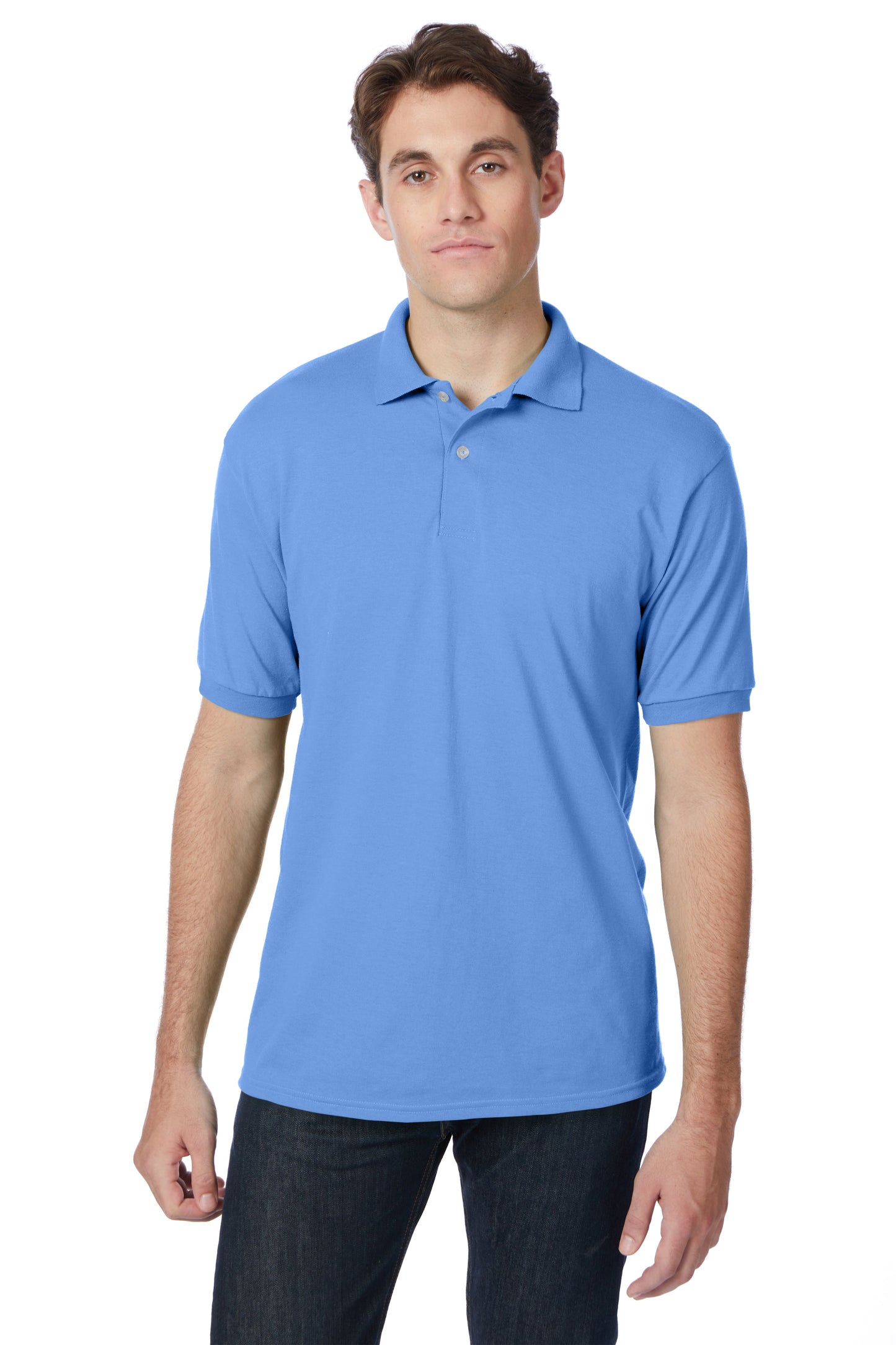 Hanes EcoSmart® Jersey Polo Shirt - 054X