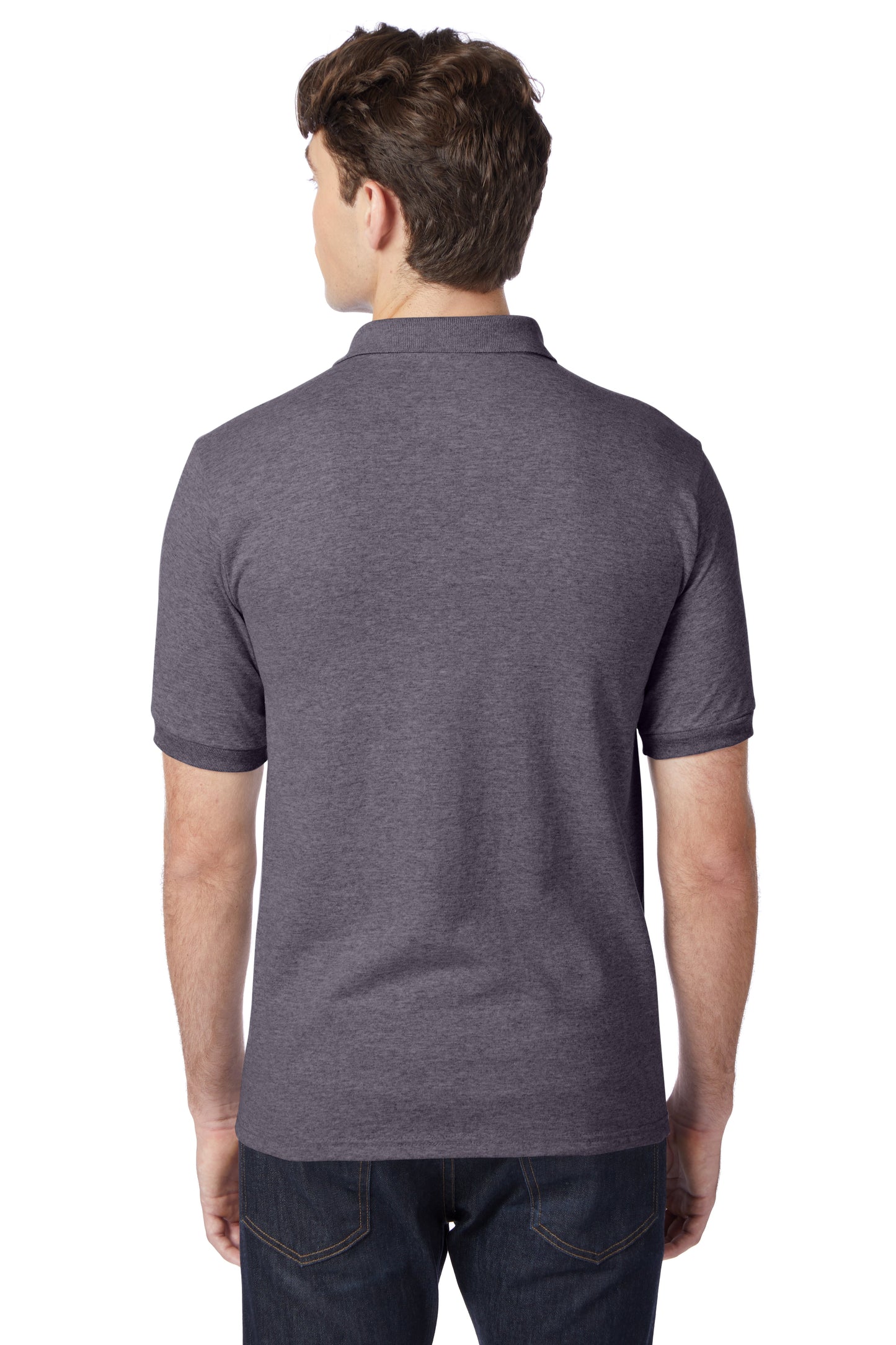 Hanes EcoSmart® Jersey Polo Shirt - 054X