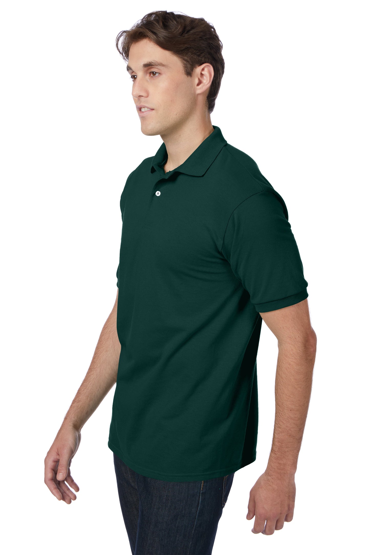 Hanes EcoSmart® Jersey Polo Shirt - 054X