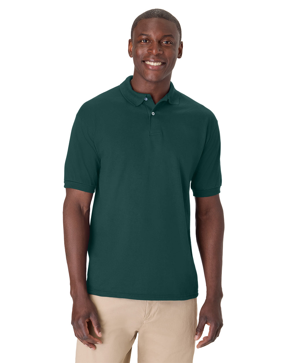 Hanes EcoSmart® Jersey Polo Shirt - 054X