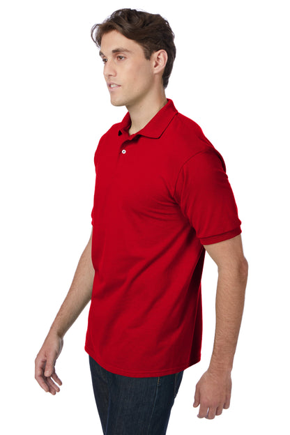 Hanes EcoSmart® Jersey Polo Shirt - 054X