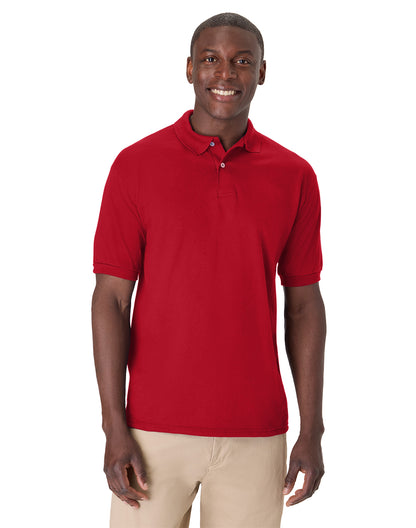 Hanes EcoSmart® Jersey Polo Shirt - 054X