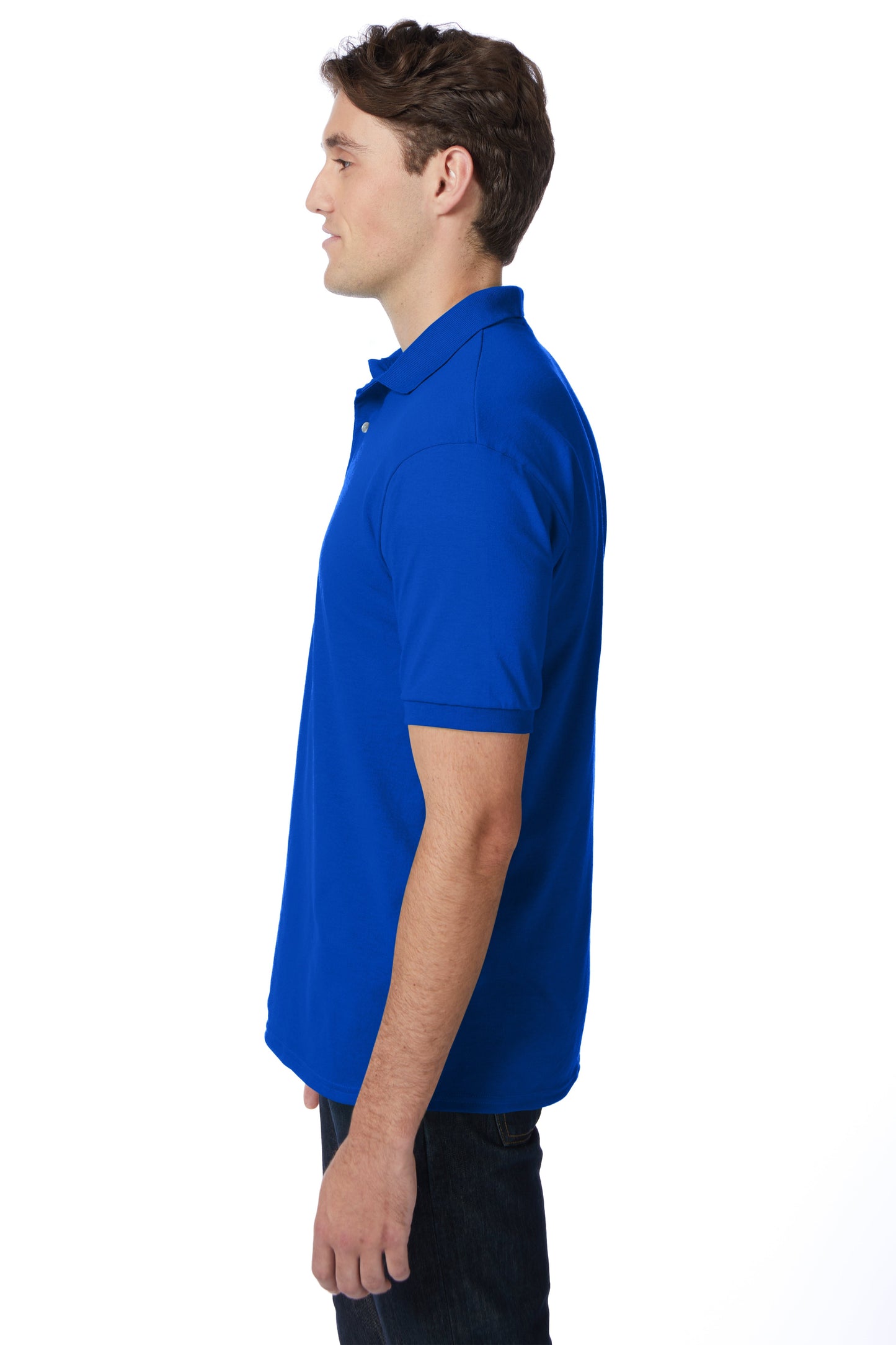 Hanes EcoSmart® Jersey Polo Shirt - 054X