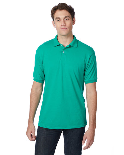 Hanes EcoSmart® Jersey Polo Shirt - 054X