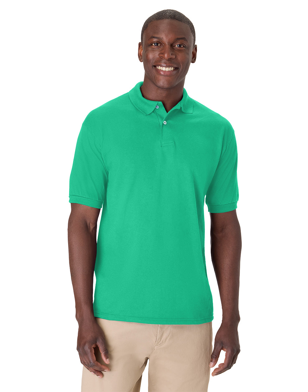 Hanes EcoSmart® Jersey Polo Shirt - 054X