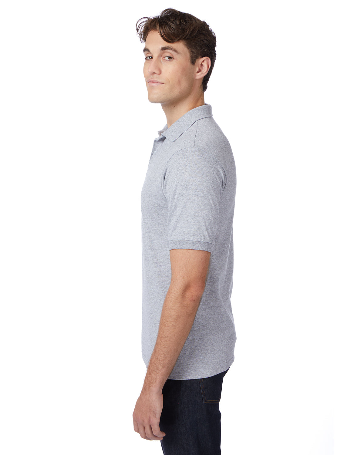 Hanes EcoSmart® Jersey Polo Shirt - 054X