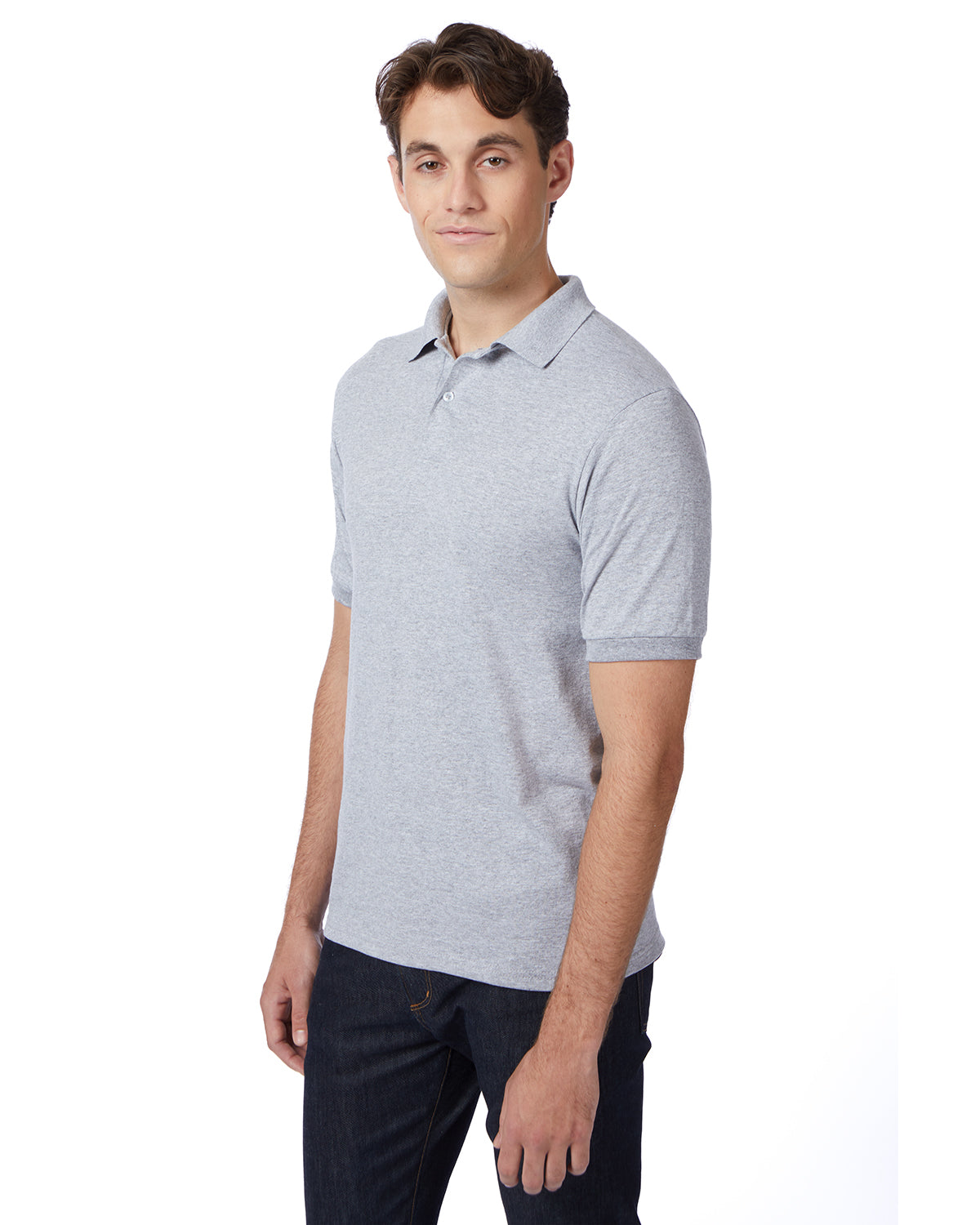 Hanes EcoSmart® Jersey Polo Shirt - 054X