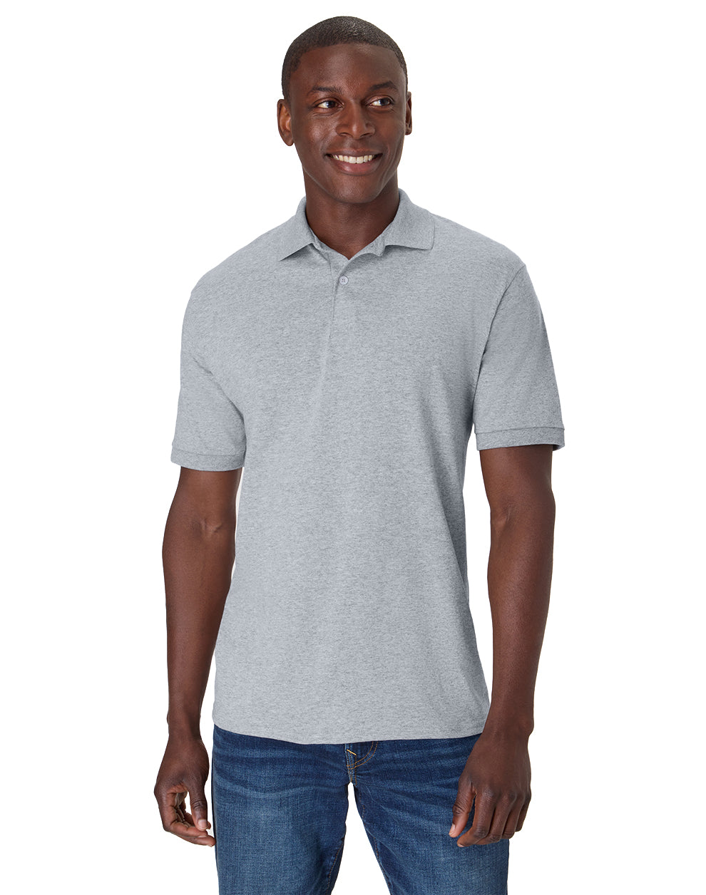 Hanes EcoSmart® Jersey Polo Shirt - 054X