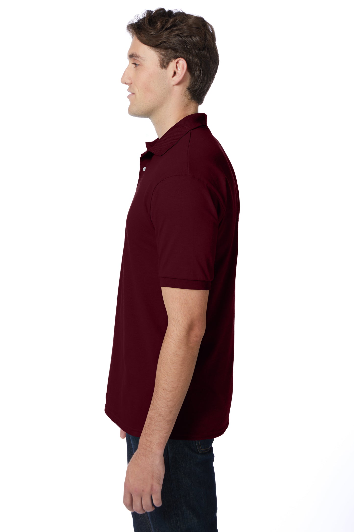 Hanes EcoSmart® Jersey Polo Shirt - 054X