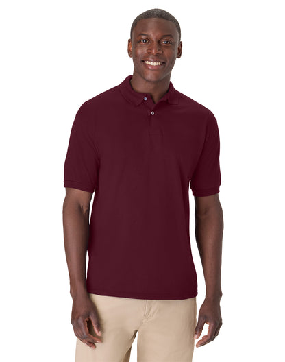 Hanes EcoSmart® Jersey Polo Shirt - 054X