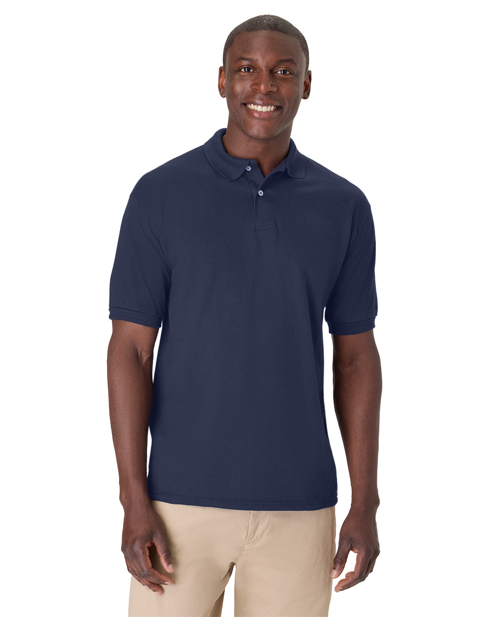Hanes EcoSmart® Jersey Polo Shirt - 054X