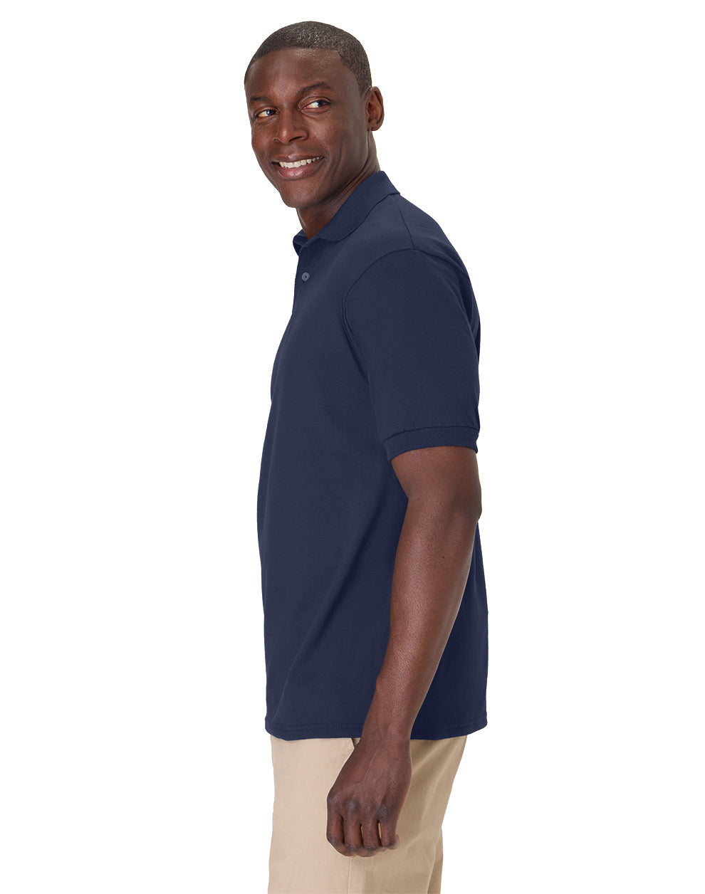 Hanes EcoSmart® Jersey Polo Shirt - 054X