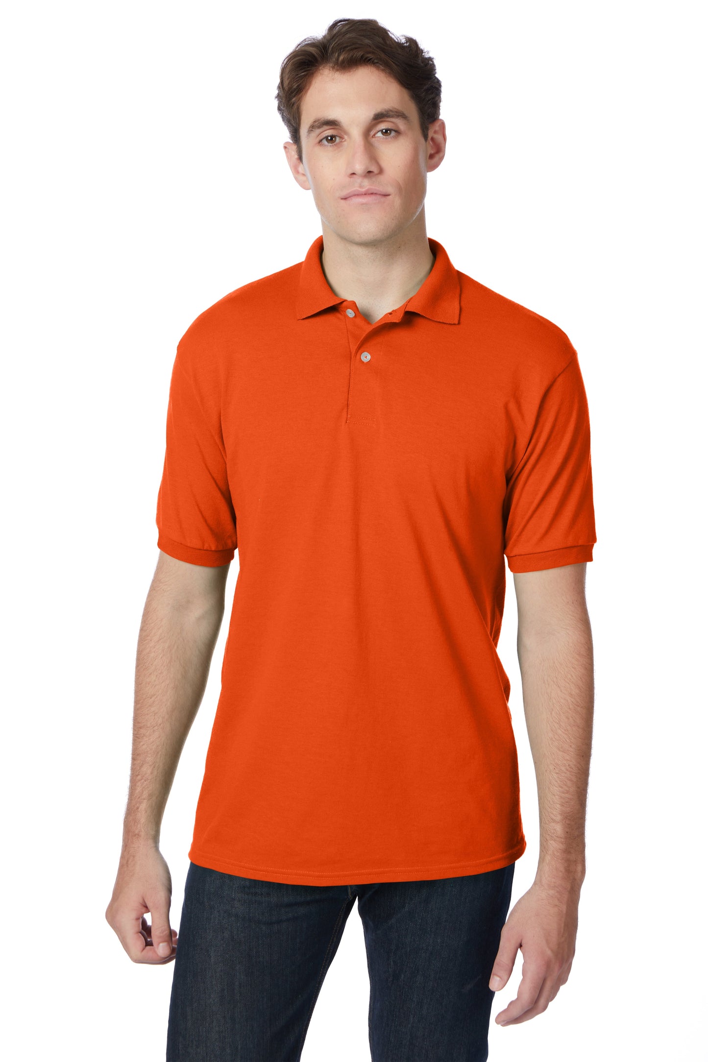 Hanes EcoSmart® Jersey Polo Shirt - 054X