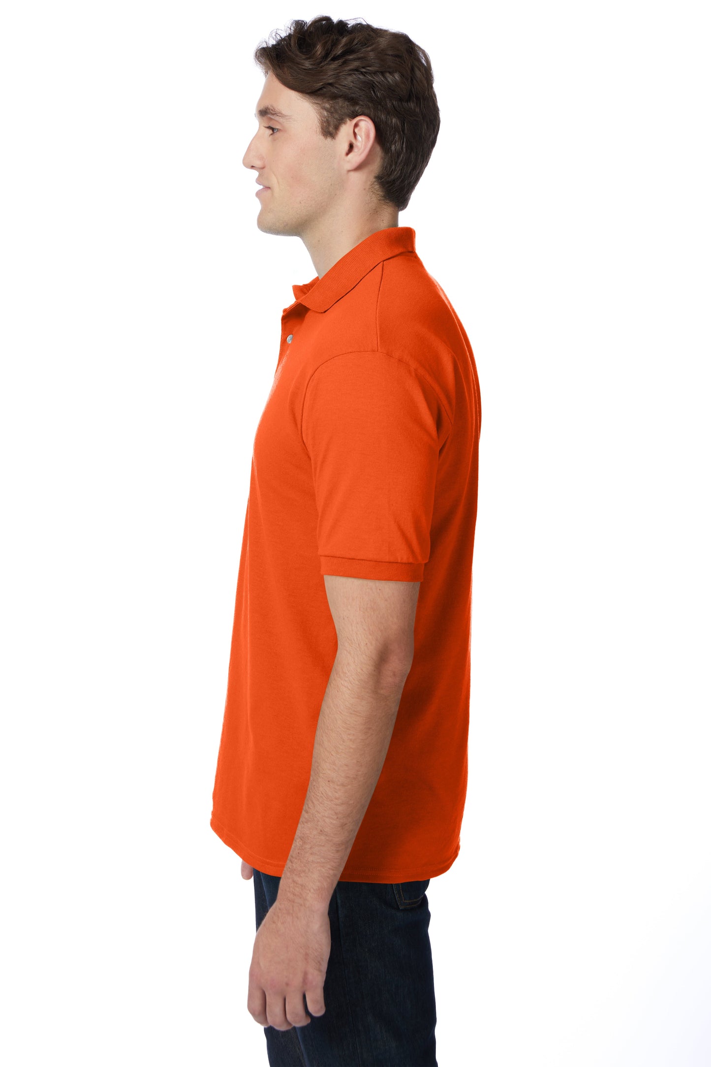 Hanes EcoSmart® Jersey Polo Shirt - 054X