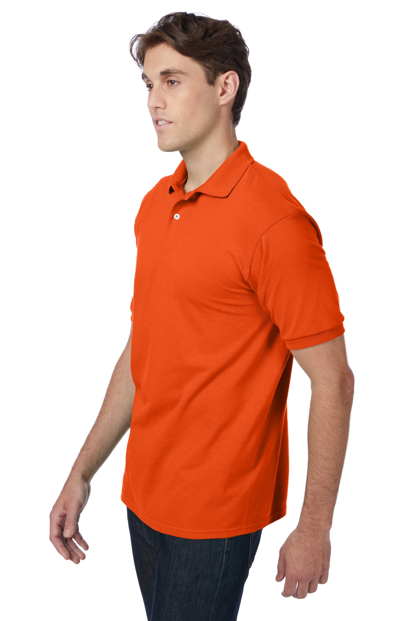 Hanes EcoSmart® Jersey Polo Shirt - 054X