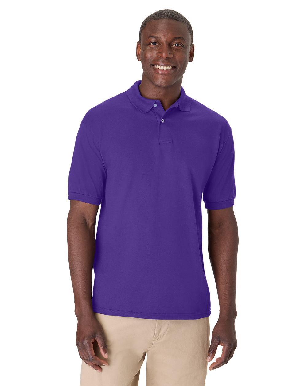 Hanes EcoSmart® Jersey Polo Shirt - 054X