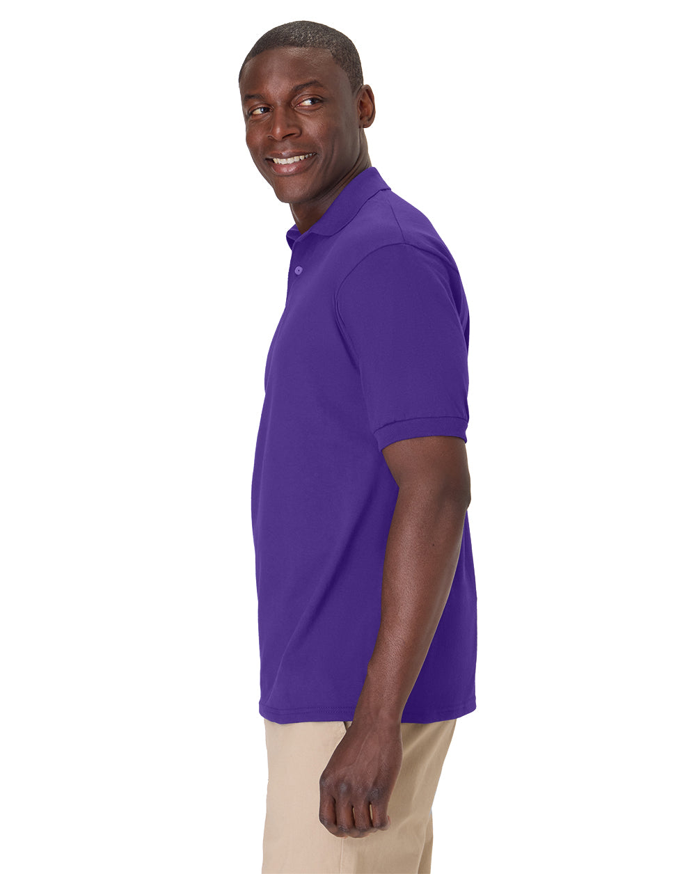 Hanes EcoSmart® Jersey Polo Shirt - 054X