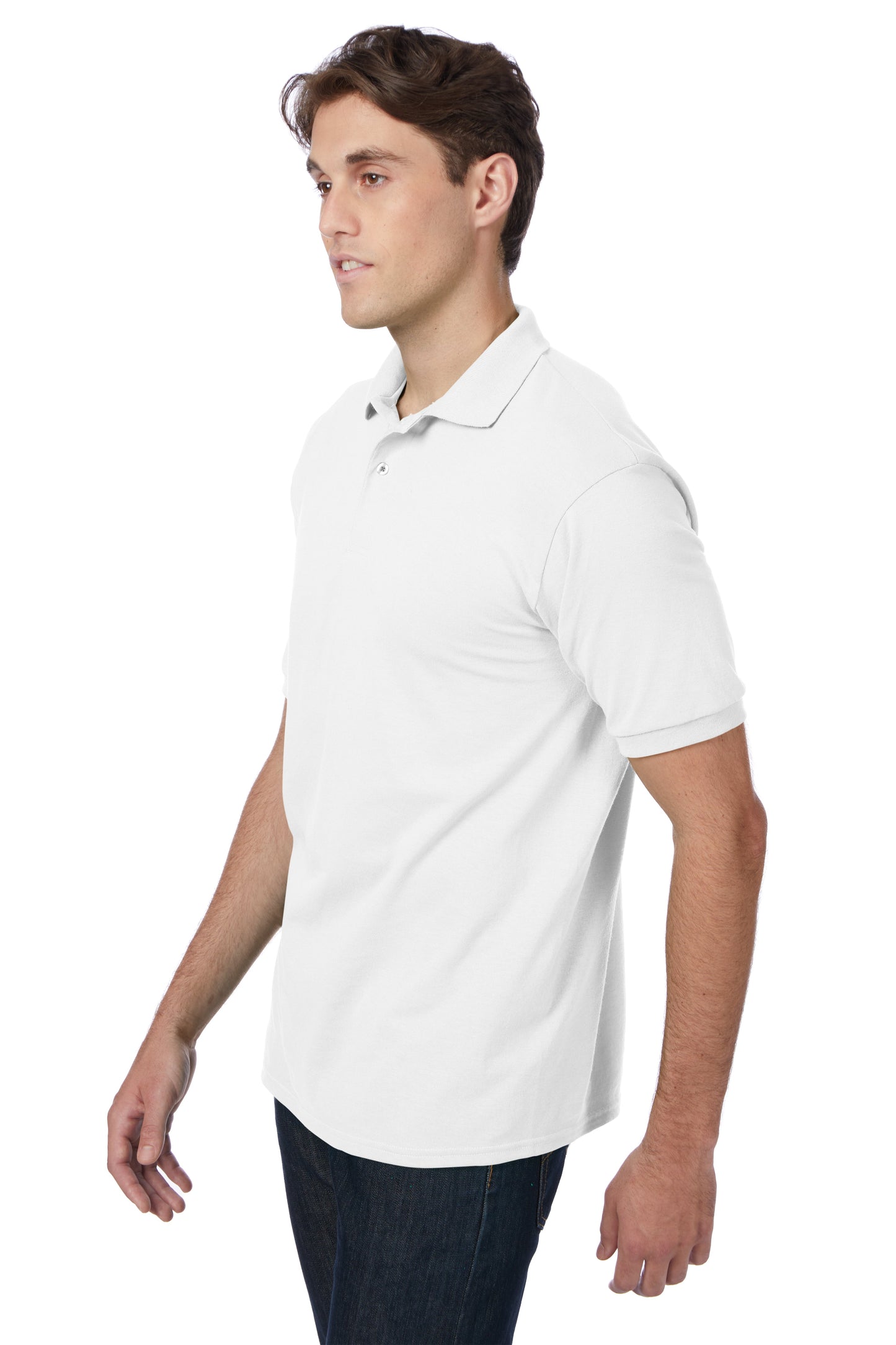 Hanes EcoSmart® Jersey Polo Shirt - 054X