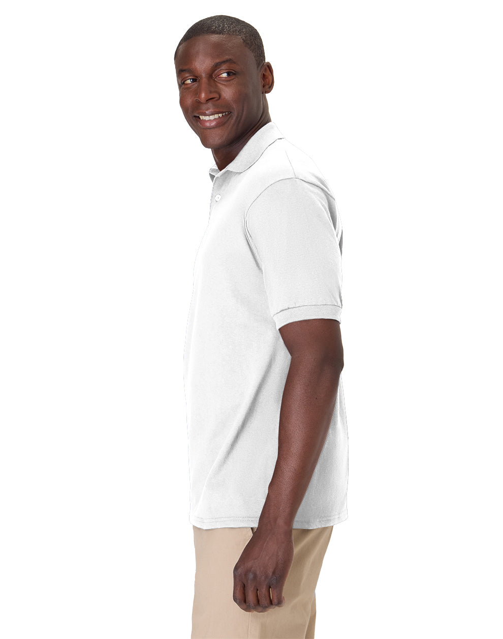 Hanes EcoSmart® Jersey Polo Shirt - 054X
