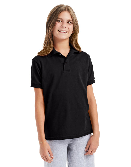 Hanes EcoSmart Jersey Polo Shirt - 054Y