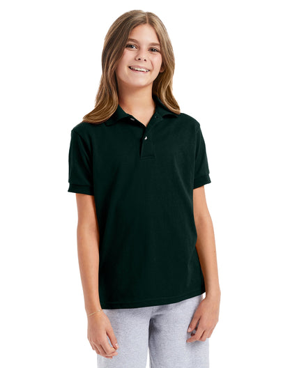 Hanes EcoSmart Jersey Polo Shirt - 054Y