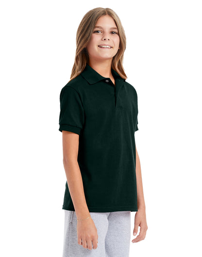 Hanes EcoSmart Jersey Polo Shirt - 054Y